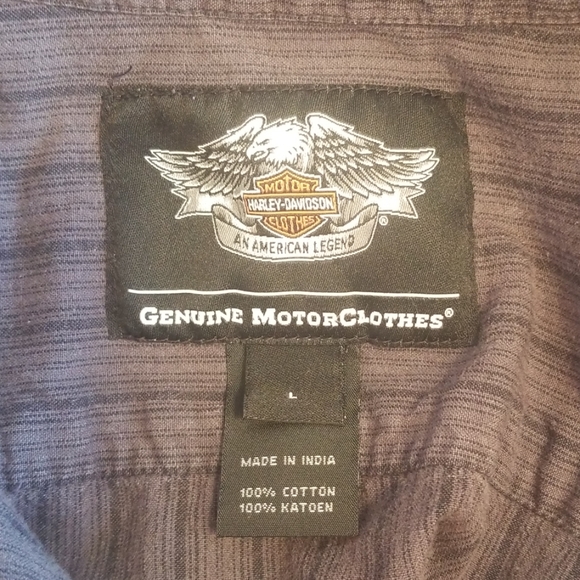 Harley-Davidson Skull button down short sleeve - Picture 6 of 7